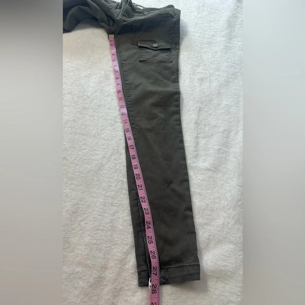 Joie So Real Skinny Green Pants with Sleek Stretch Fit - Picture 8 of 16